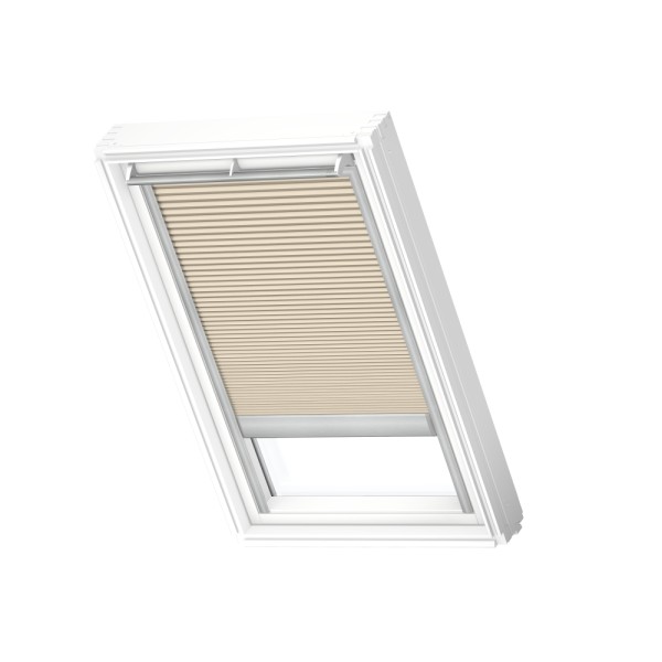Verduisterend plissegordijn, solar, Beige