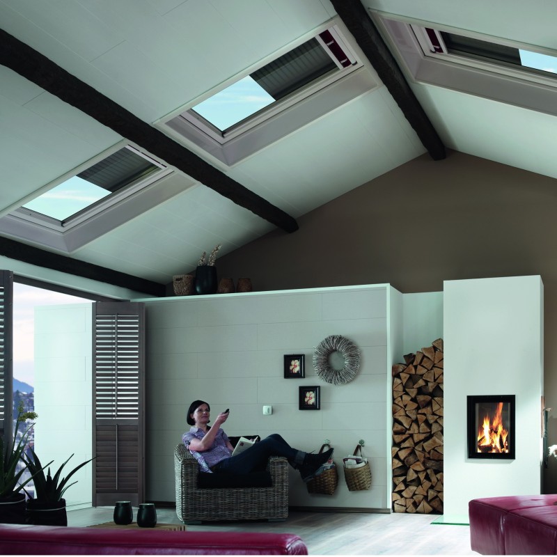 Mogelijkheden voor elektrische dakraamdecoratie